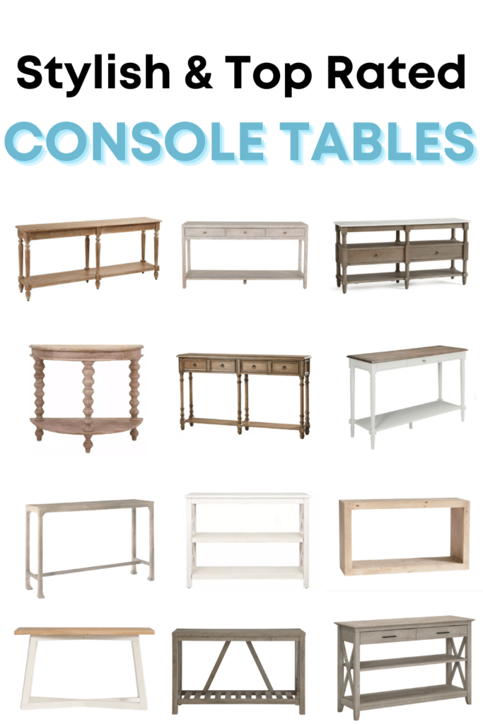 best console tables