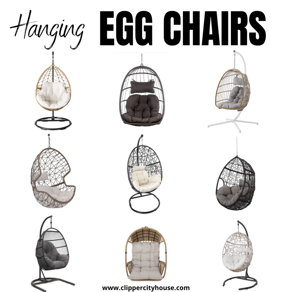 hanging egg chairs